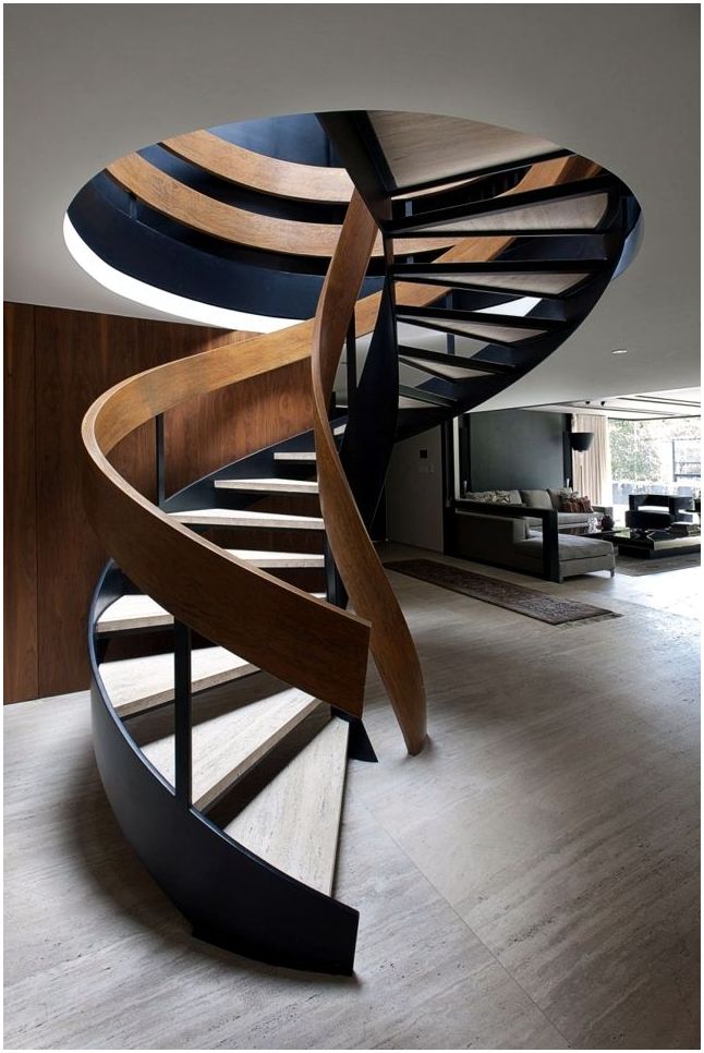 Spiral staircase: a graceful design element in your home