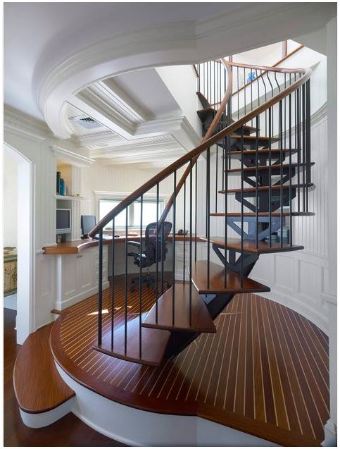 Spiral staircase: a graceful design element in your home