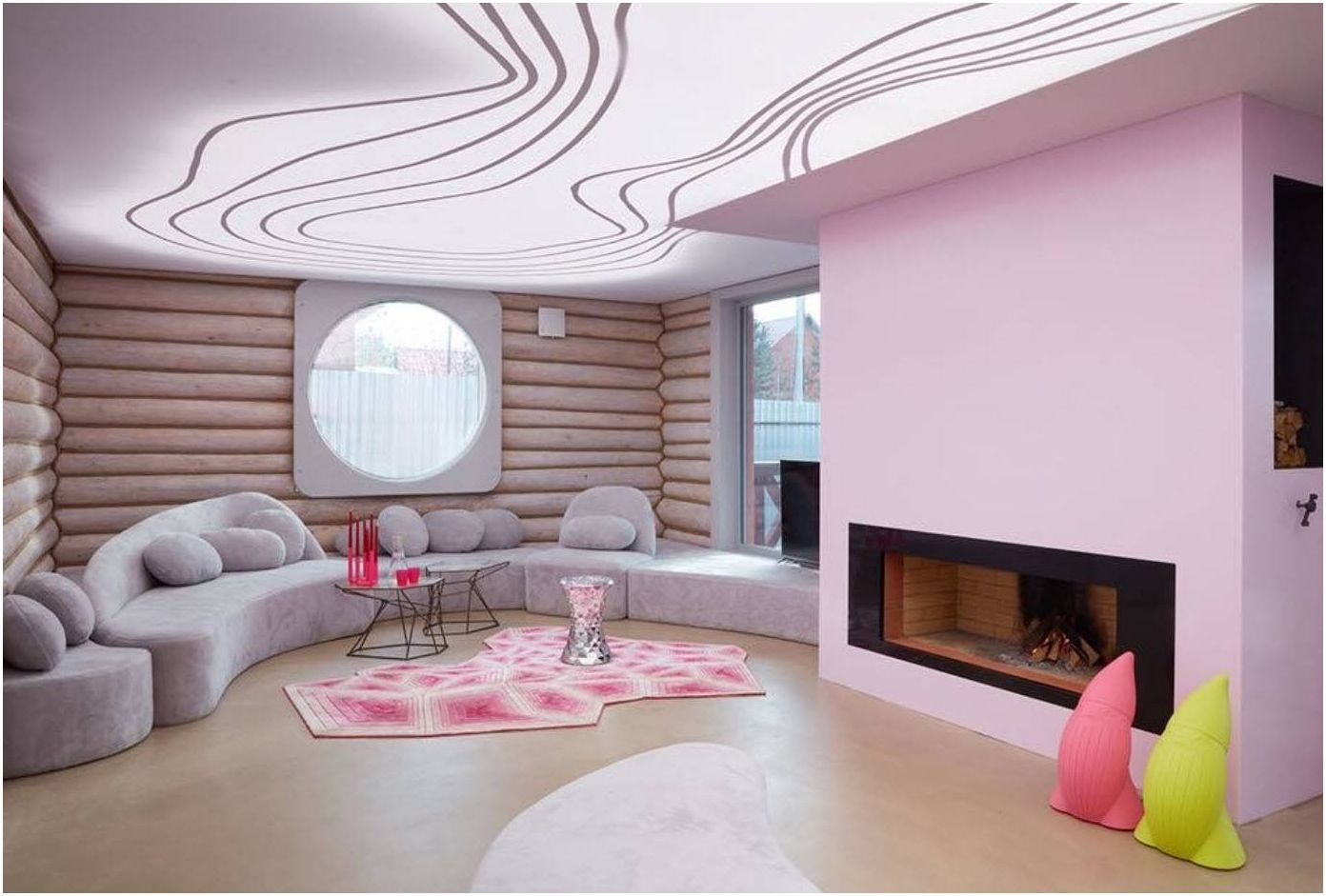 Stretch mennyezetek: fotó a folyosóra - elegáns lehetőségek egy modern nappali díszítésére