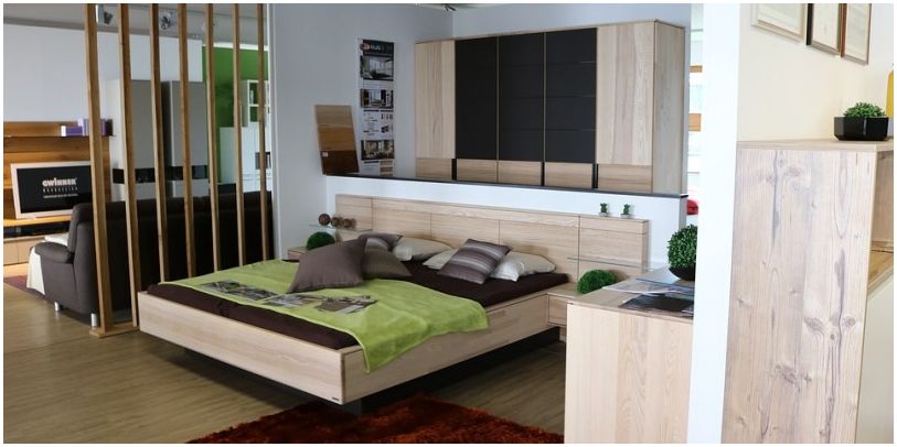Úspešné príklady kombinovania spálne a obývacej izby v jednej miestnosti
