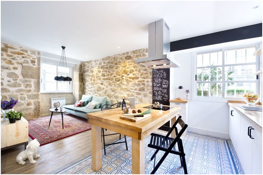 Современная гостиная с мини-кухней: идеи рационального использования пространства 15 кв. м