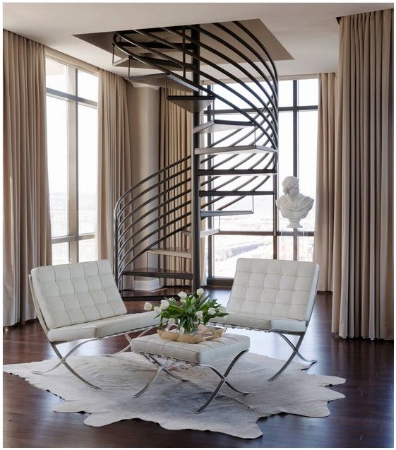 Spiral staircase: a graceful design element in your home