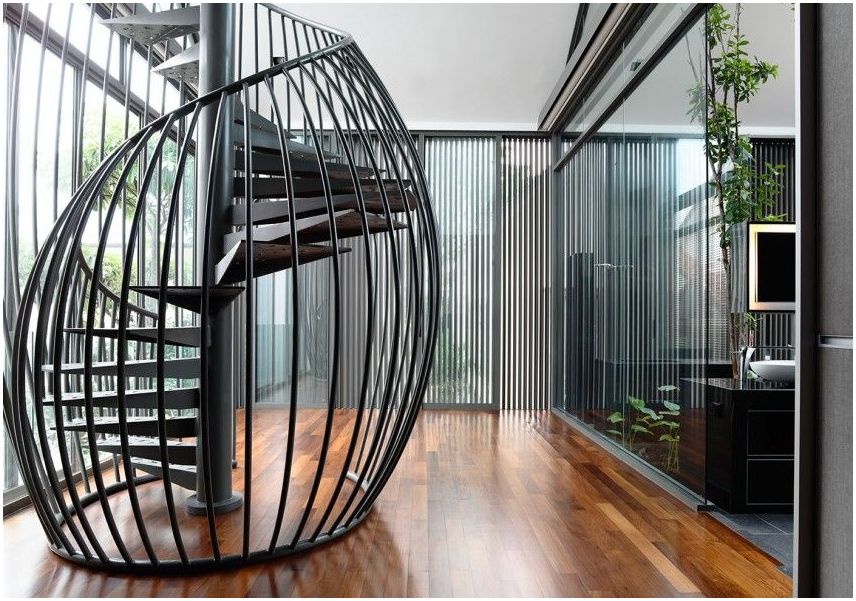 Spiral staircase: a graceful design element in your home