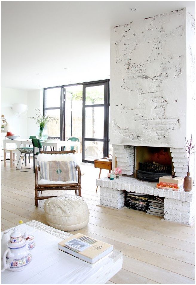 Fireplace in the living room: stylish design solutions 2019