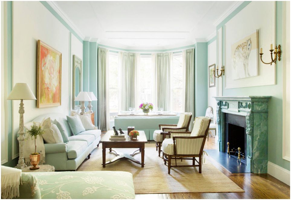 Záclony v obývacím pokoji 2019: současné modely a barvy