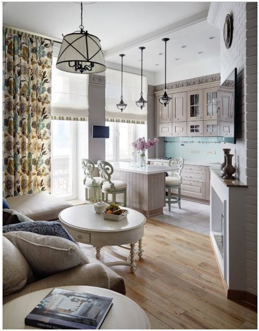 Kitchen-living room: current design ideas in 2019