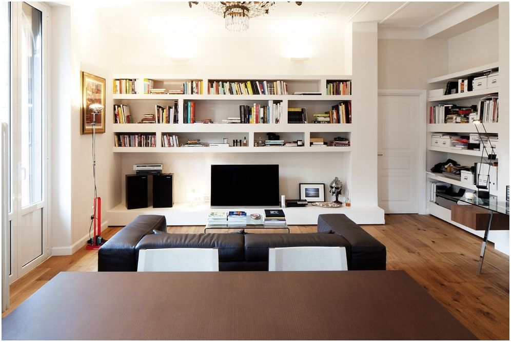 Дневна 19 кв. m: мултифункционални проекти за всеки стил на къща или апартамент
