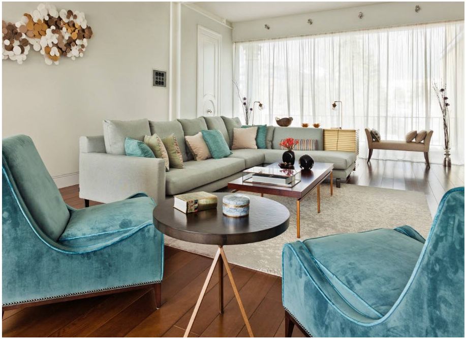 Curtains in the living room of 2019: current models and colors