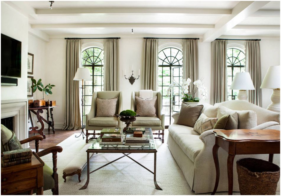Curtains in the living room of 2019: current models and colors
