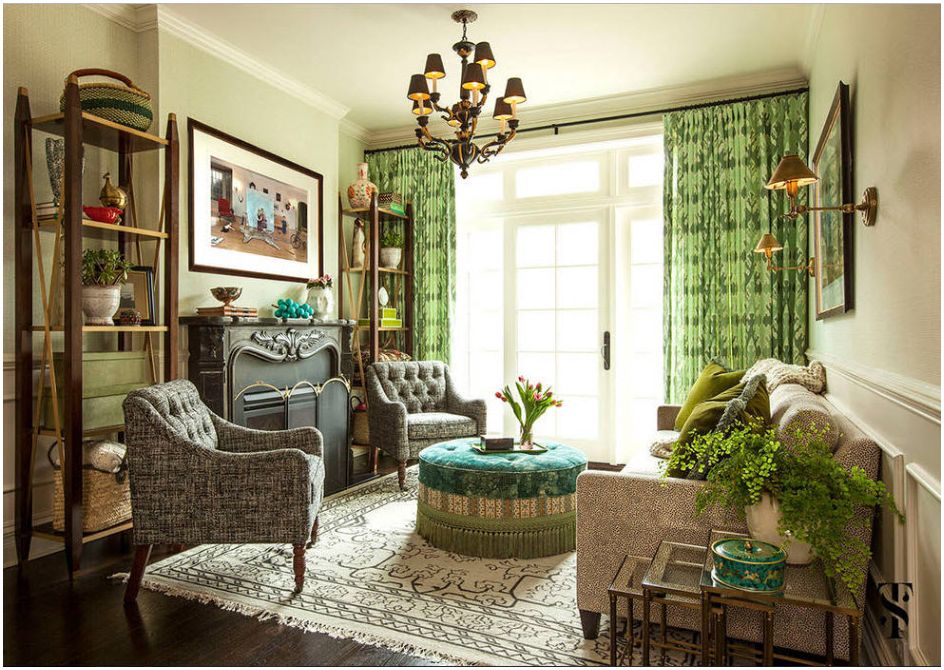 Curtains in the living room of 2019: current models and colors