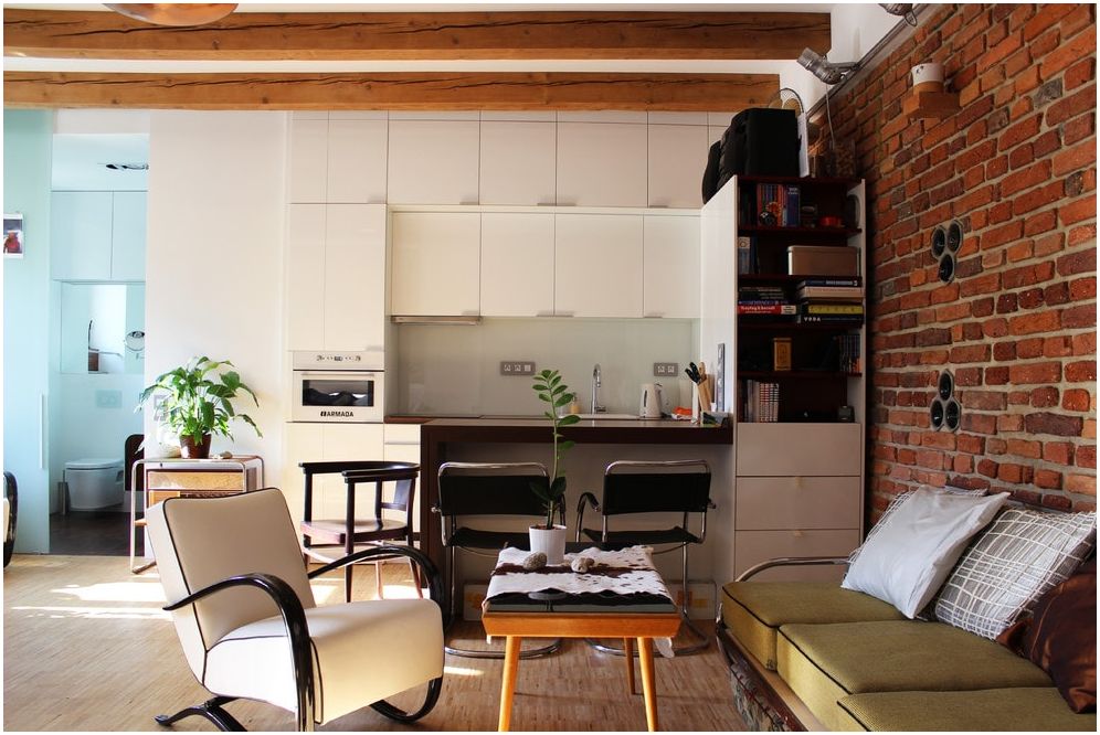 Obývacia izba v kuchyni: súčasné nápady na dizajn v roku 2019