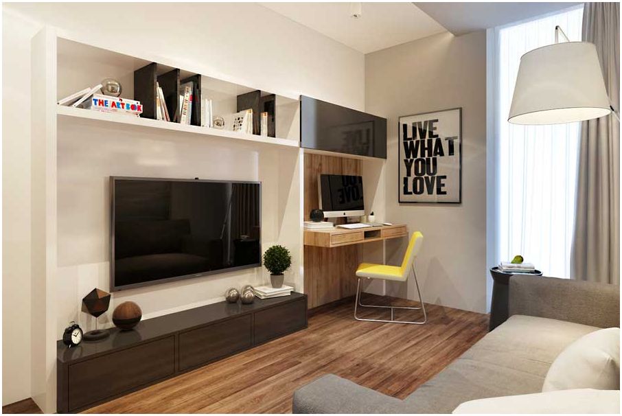 Living room 12 sq. m: the interior of compact rooms in a skillful design improvisation